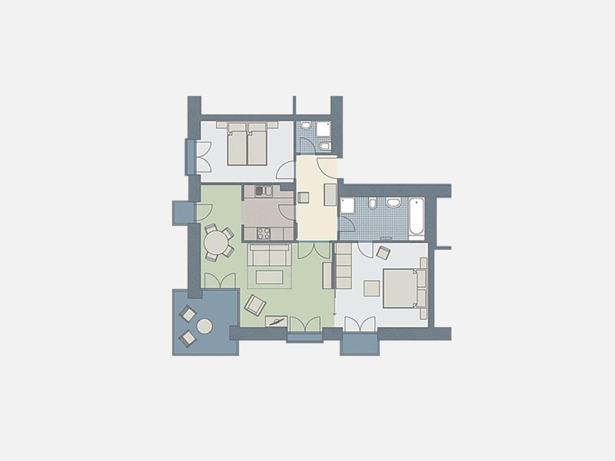 Kaiservillen Heringsdorf - Ferienwohnung Mit 2 Schlafzimmern Und Balkon D212 外观 照片
